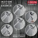 DELTA UNIVERSAL SHOWERING COMPONENTS: IN2ITION 7-SETTING TWO-IN-ONE SHOWER 