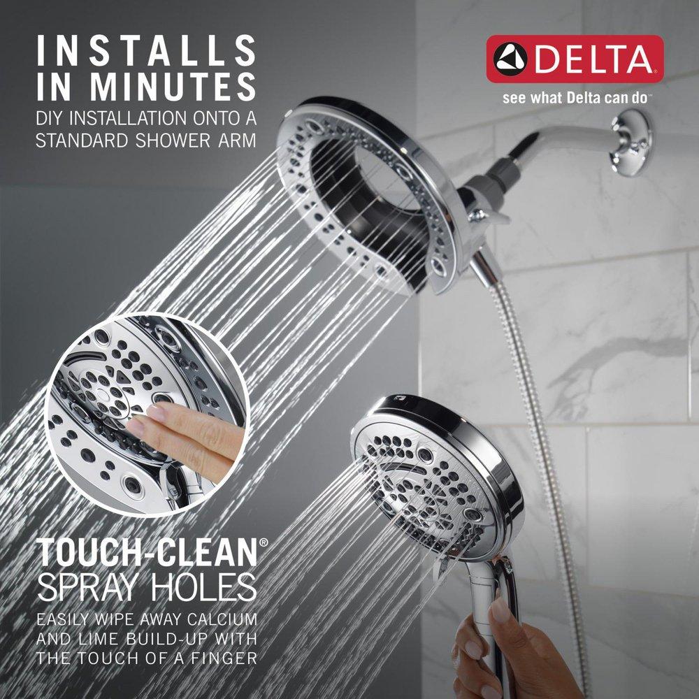 DELTA UNIVERSAL SHOWERING COMPONENTS: IN2ITION 7-SETTING TWO-IN-ONE SHOWER 