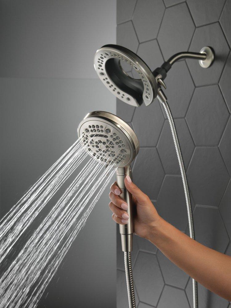 Multi Function Showerhead in Satin Nickel 