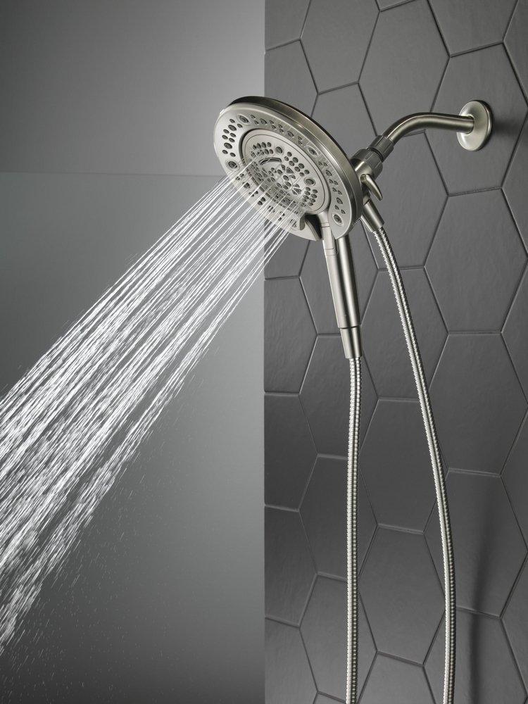Multi Function Showerhead in Satin Nickel 