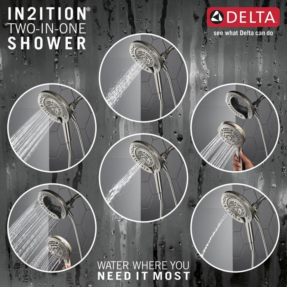 Multi Function Showerhead in Satin Nickel 