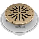 Brizo Brilliance Polished Gold 4 in. Tile-In Round Shower Drain 