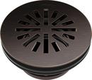 4 in. Prefab Round Shower Drain in Venetian Bronze