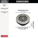 DELTA OTHER: 4 PREFAB ROUND SHOWER DRAIN 