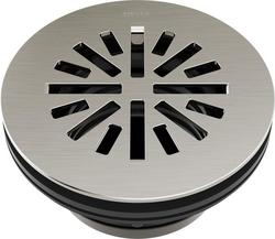 4 in. Prefab Round Shower Drain Stainless Steel