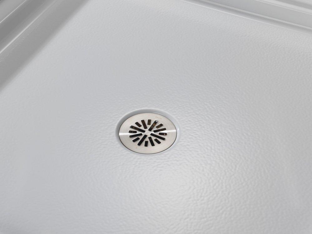 4 in. Prefab Round Shower Drain Stainless Steel 