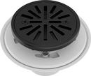 4 in. Tile-In Round Shower Drain in Matte Black