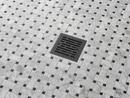 4 in. Tile-In Square Shower Drain in Matte Black 