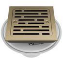 Delta Faucet Champagne Bronze 4 in. Tile-In Square Shower Drain 