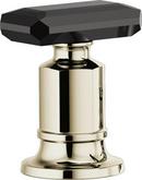Roman Tub Faucet Black Crystal Knob Handle Kit