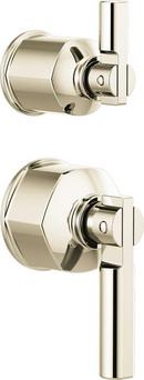 BRIZO INVARI PRESSURE BALANCE VALVE WITH INTEGRATED DIVERTER TRIM LEVER HANDLE KIT 