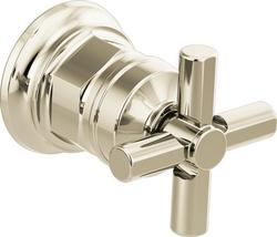 Wall Mount Cross Handle in Brilliance Polished Nickel