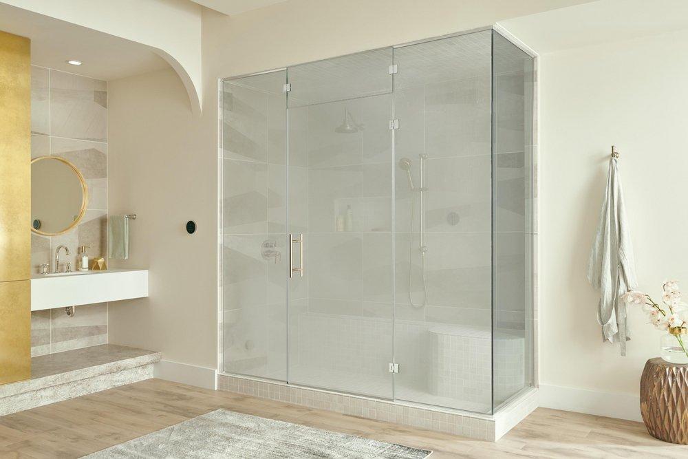 Invari&trade; 11 in. Shower Arm and Flange in Polished Nickel 