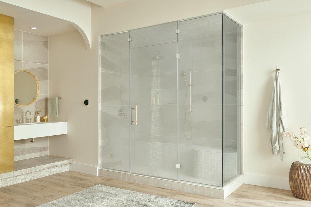 Invari&trade; 11 in. Shower Arm and Flange in Polished Nickel 