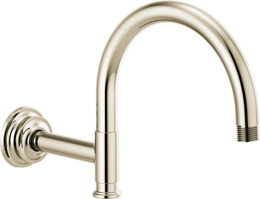 BRIZO INVARI 12 1/8 ARC SHOWER ARM AND FLANGE 