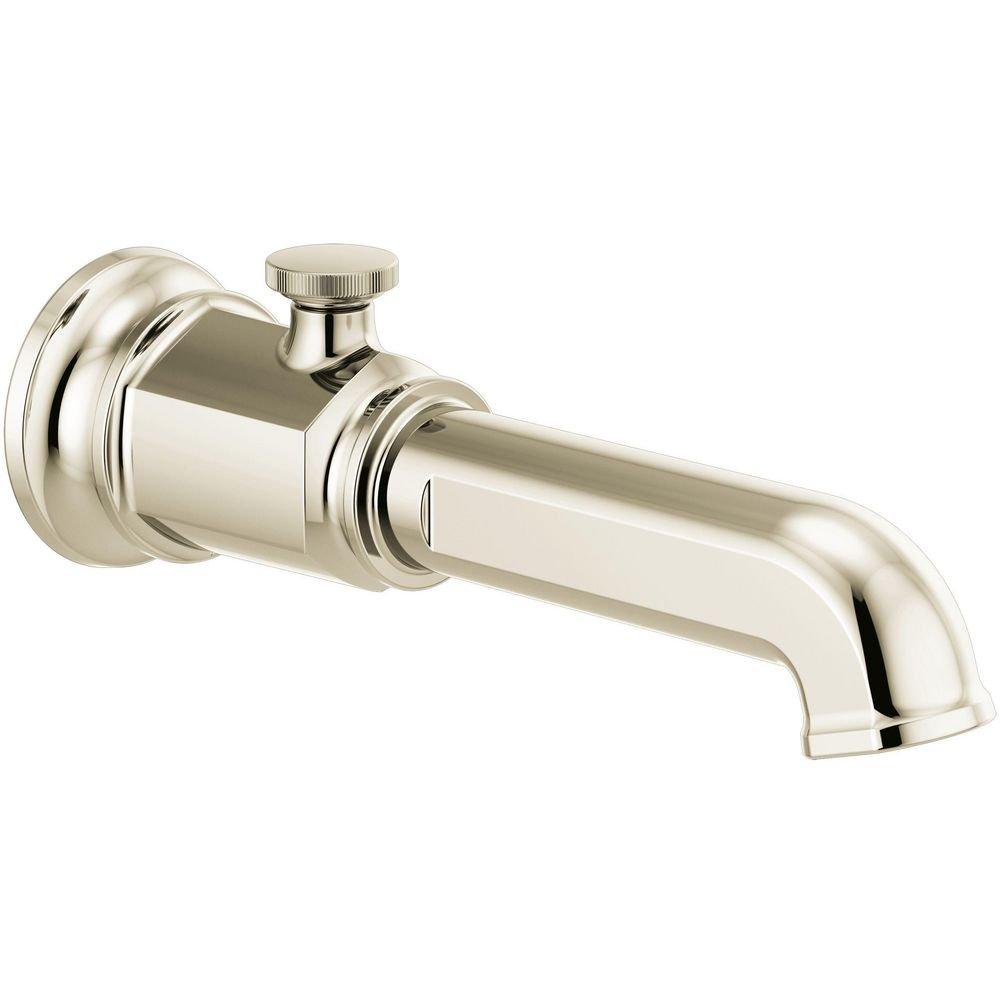 Invari&trade; Tub Spout with Diverter in Polished Nickel 
