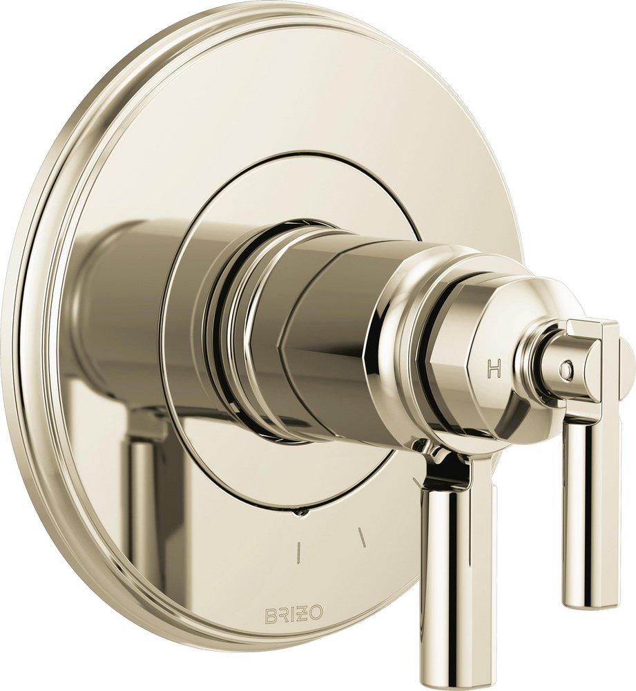 Brizo Brilliance&reg; Polished Nickel Two Handle Bathtub & Shower Faucet (Trim Only) 