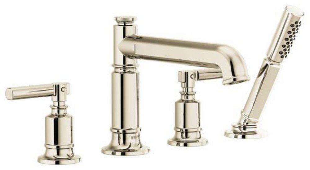 BRIZO INVARI ROMAN TUB FAUCET WITH HANDSHOWER - LESS HANDLES 