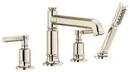 Roman Tub Faucet with Handshower in Brilliance® Polished Nickel (Trim Only)