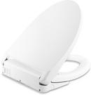 KOHLER White Elongated Closed Front with Cover Bidet Seat 