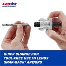LENOX 3-3/4 x 3-3/4 in. Pilot 1-Piece Drill Bits & Bit Sets 