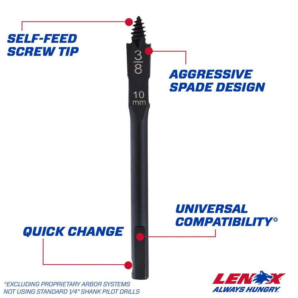 LENOX 3-3/4 x 3-3/4 in. Pilot 1-Piece Drill Bits & Bit Sets 