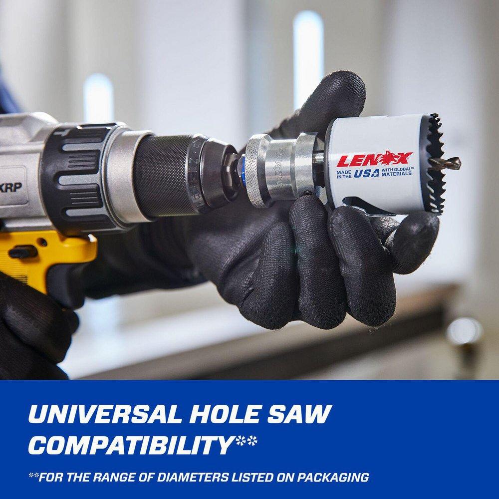 1-1/4in.-6 in. Quick-Change Arbor  with 1/2 in. Shank 