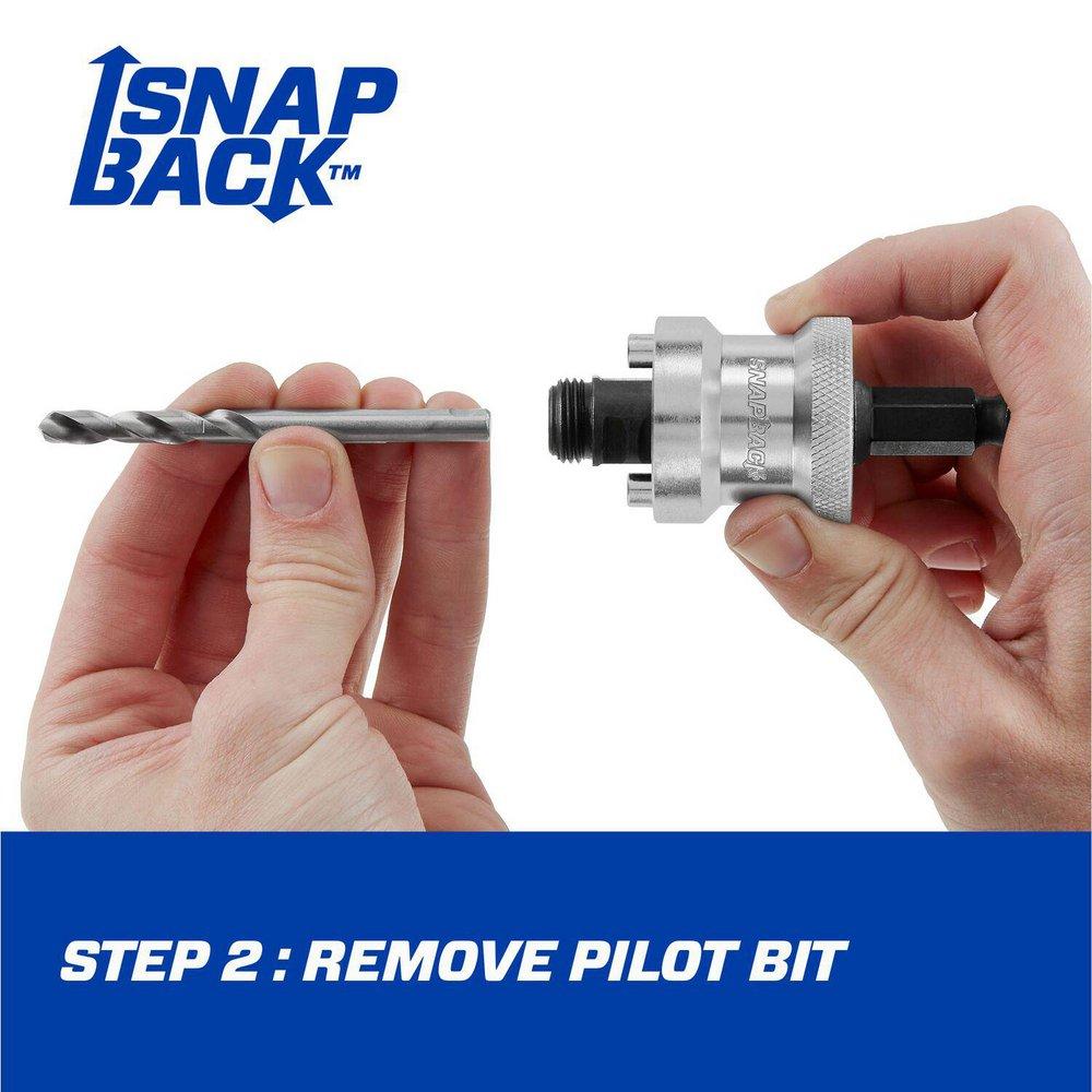 1-1/4in.-6 in. Quick-Change Arbor  with 1/2 in. Shank 