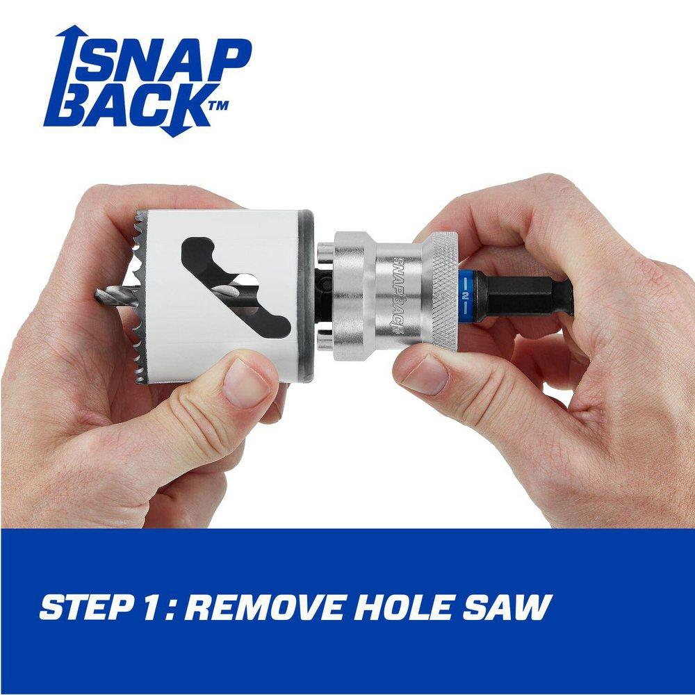 1-1/4in.-6 in. Quick-Change Arbor  with 1/2 in. Shank 