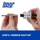 1-1/4in.-6 in. Quick-Change Arbor  with 1/2 in. Shank 