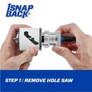 1-1/4in.-6 in. Quick-Change Arbor  with 1/2 in. Shank 