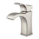 Single Handle Monoblock Bathroom Sink Faucet in Spot Defense Brushed Nickel 