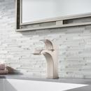 Single Handle Monoblock Bathroom Sink Faucet in Spot Defense Brushed Nickel 