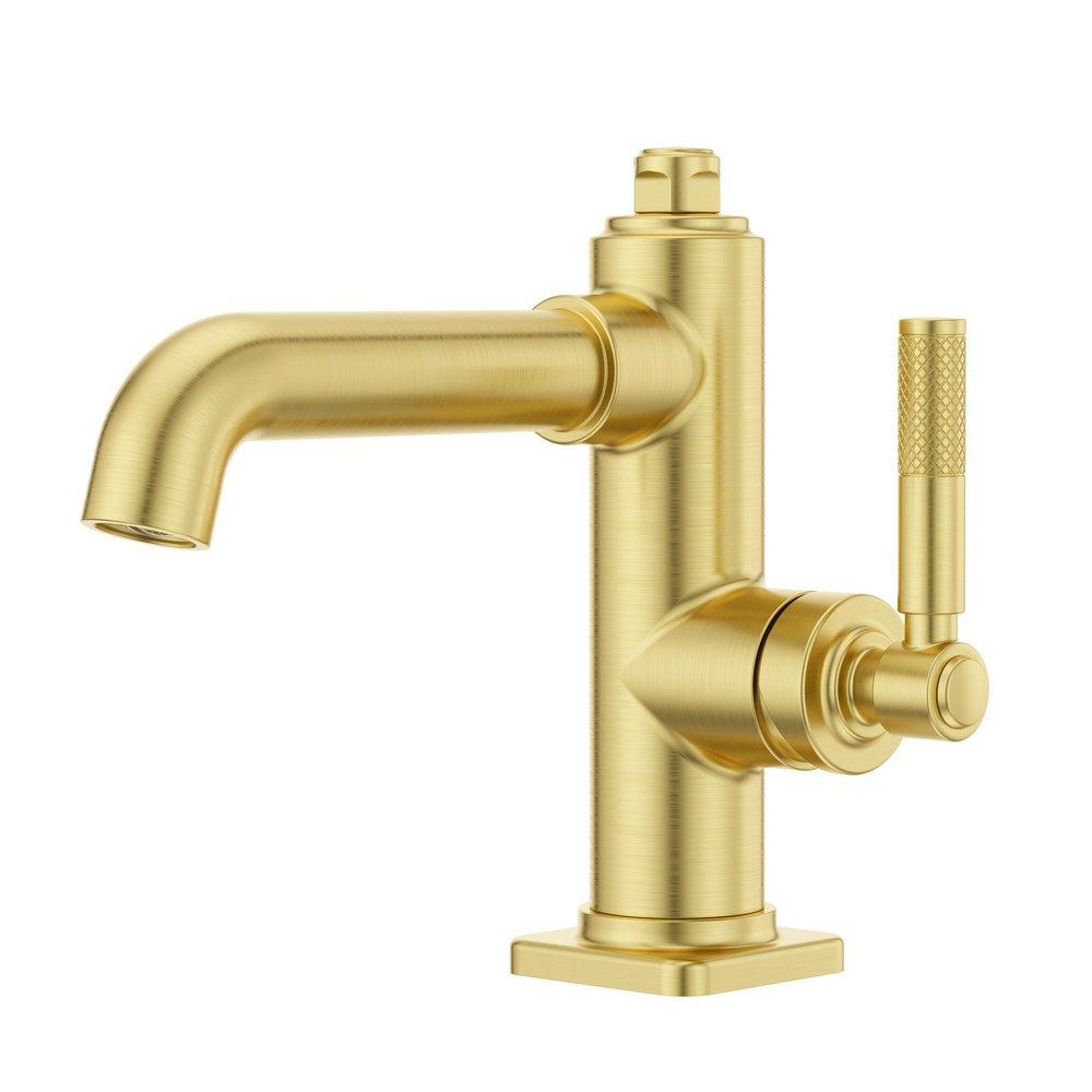 HILLSTONE SINGLE CONTROL 4 CENTERSET BATHROOM FAUCET IN BRUSHED GOLD 