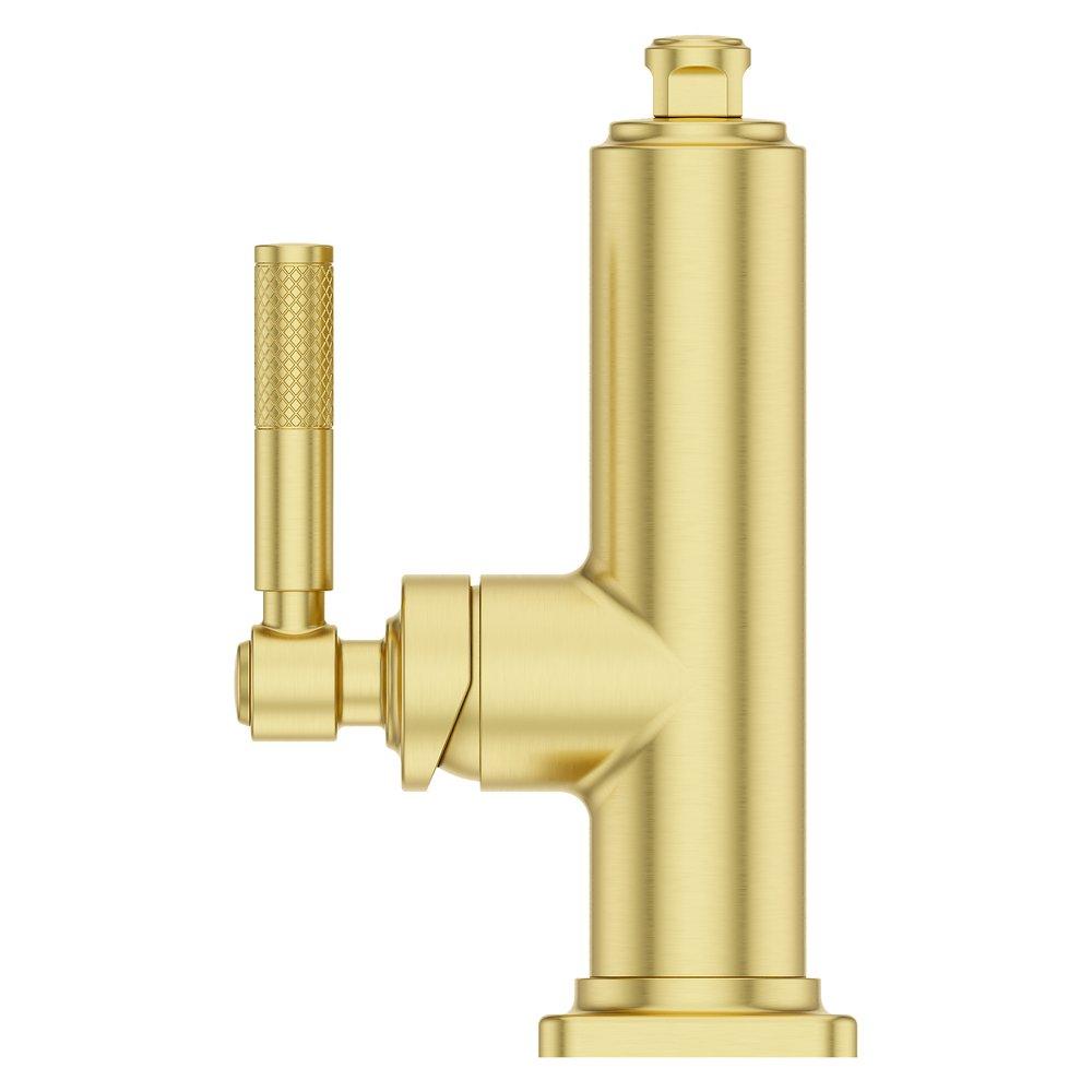 HILLSTONE SINGLE CONTROL 4 CENTERSET BATHROOM FAUCET IN BRUSHED GOLD 