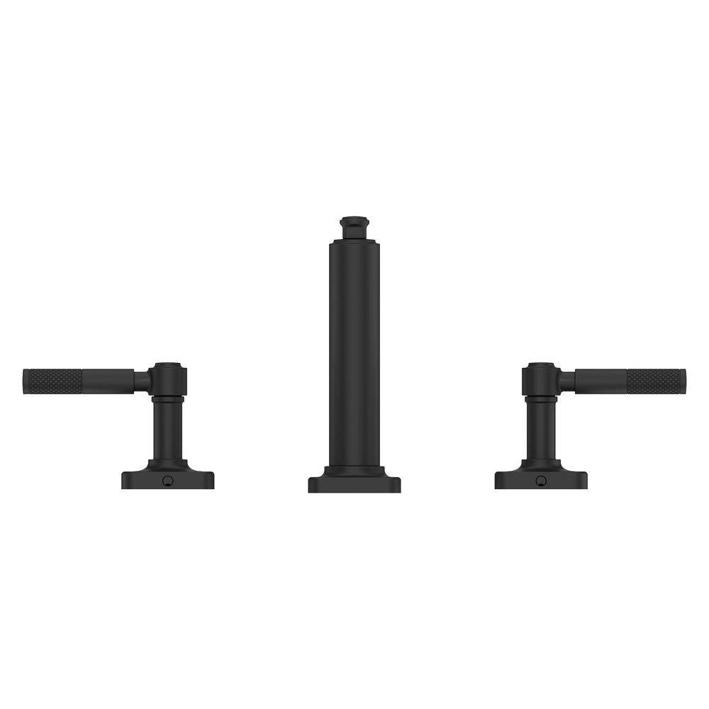 HILLSTONE 2-HANDLE 8 WIDESPREAD BATHROOM FAUCET IN MATTE BLACK 