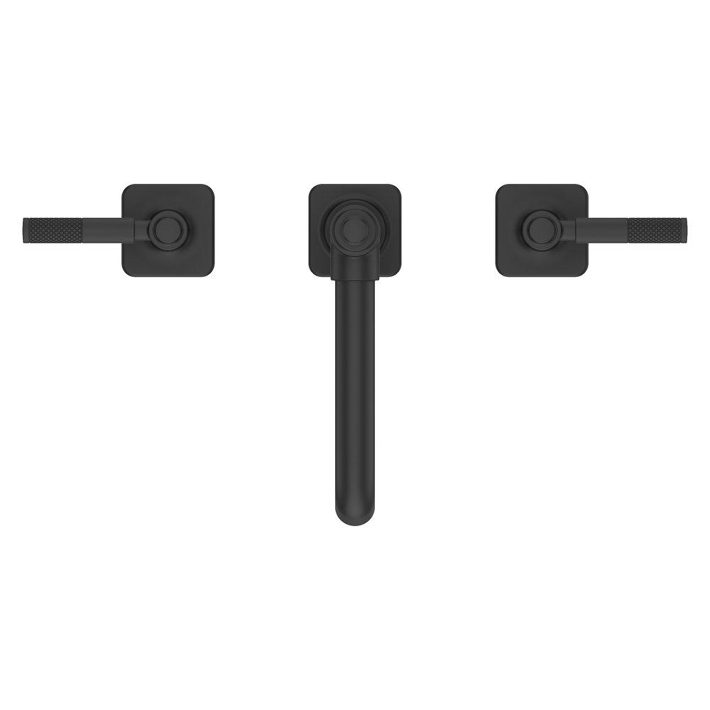 HILLSTONE 2-HANDLE 8 WIDESPREAD BATHROOM FAUCET IN MATTE BLACK 