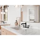 Pfister Matte Black Two Handle Widespread Bathroom Sink Faucet 