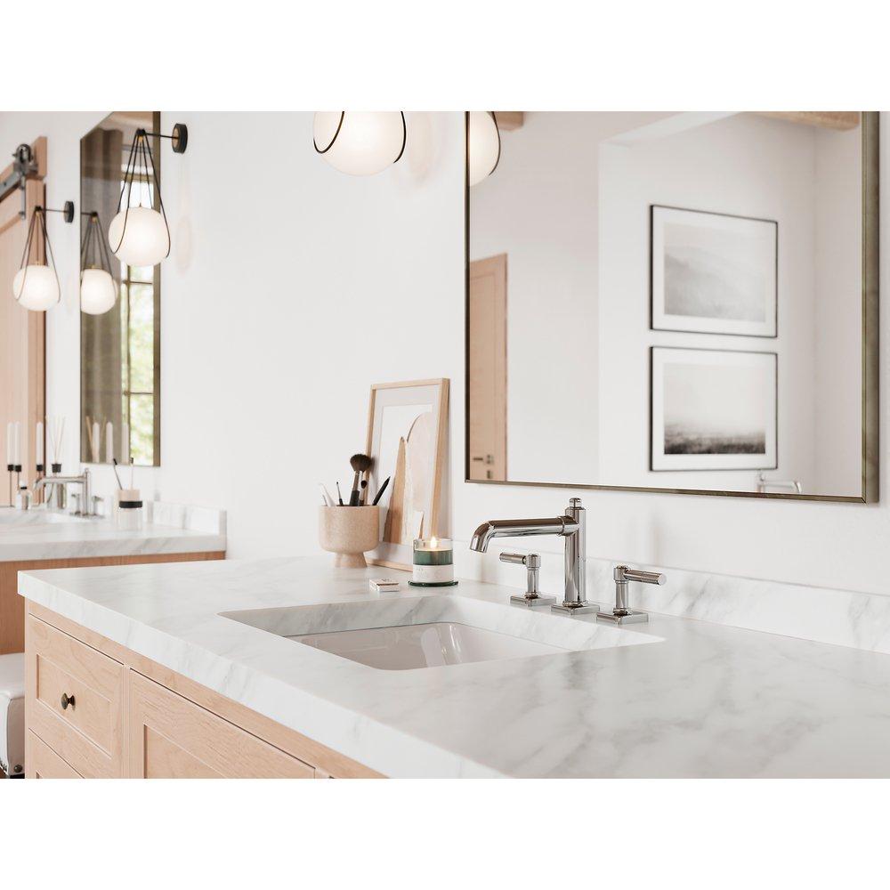 HILLSTONE 2-HANDLE 8 WIDESPREAD BATHROOM FAUCET IN POLISHED CHROME 