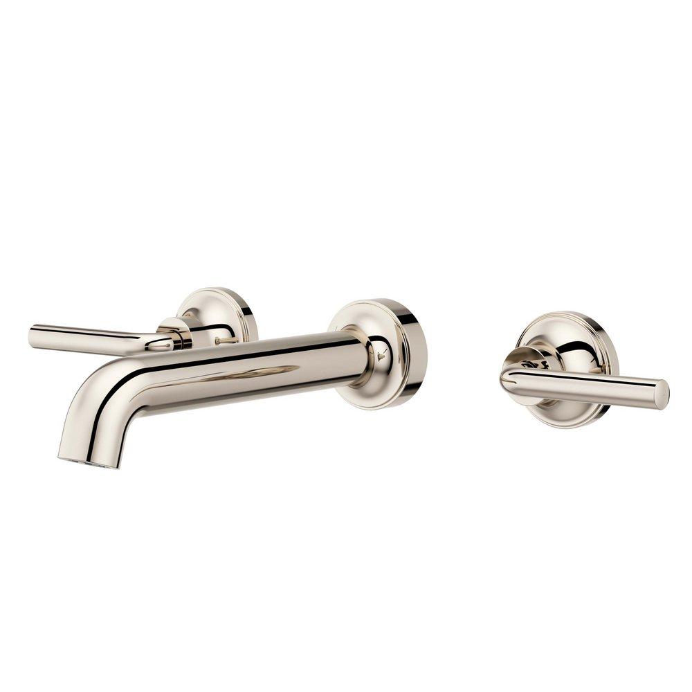 TENET 2-HANDLE WALLMOUNT BATHROOM FAUCET IN POLISHED NICKEL 