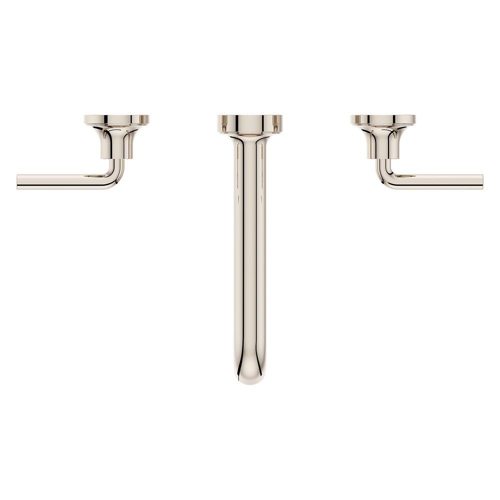 TENET 2-HANDLE WALLMOUNT BATHROOM FAUCET IN POLISHED NICKEL 