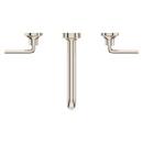 TENET 2-HANDLE WALLMOUNT BATHROOM FAUCET IN POLISHED NICKEL 