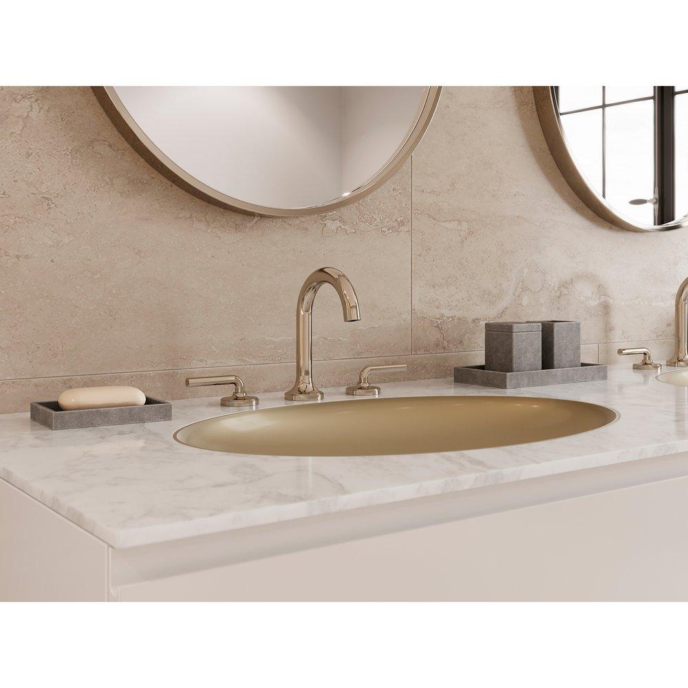 Pfister Polished Nickel Two Handle Widespread Bathroom Sink Faucet 