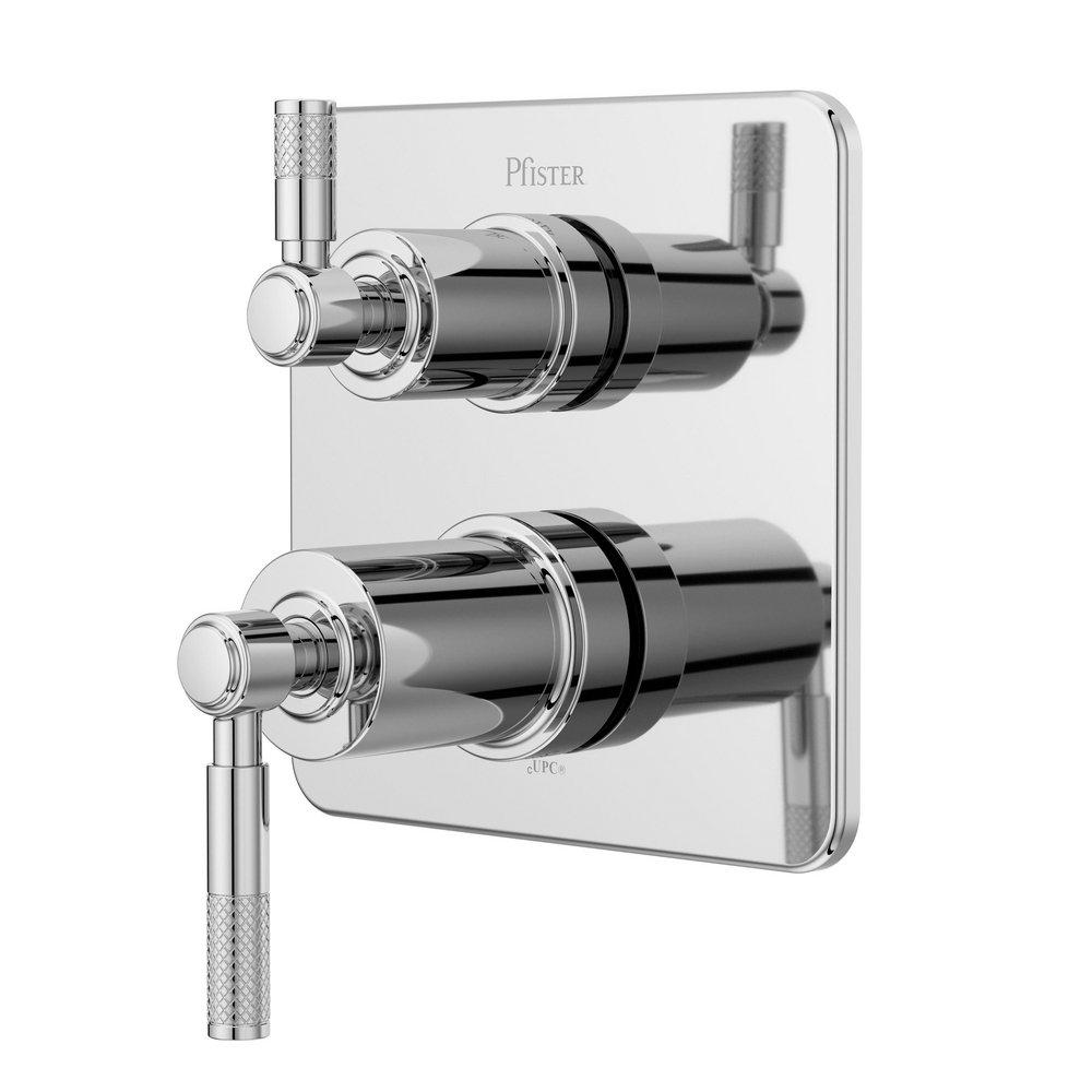 HILLSTONE STACKED DIVERTER TRIM KIT IN POLISHED CHROME 