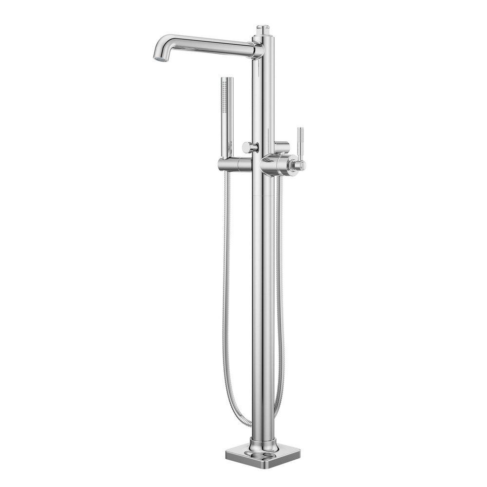 HILLSTONE TUB FILLER WITH HANDSHOWER IN POLISHED CHROME 