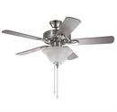 52 in. Five-Blade LED Ceiling Fan in Maple and Brushed Nickel