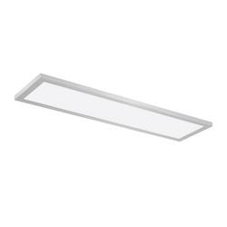 4 ft. LED Flat Panel Ceiling Fixture in Brushed Nickel