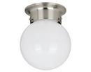 6 in. LED Globe Fixture in Brushed Nickel