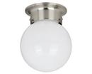 6 in. LED Globe Fixture in Brushed Nickel 