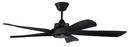 52 in. 5-Blade Indoor Ceiling Fan in Flat Black